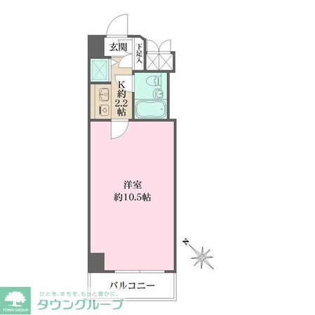 藤和赤坂コープの物件間取画像